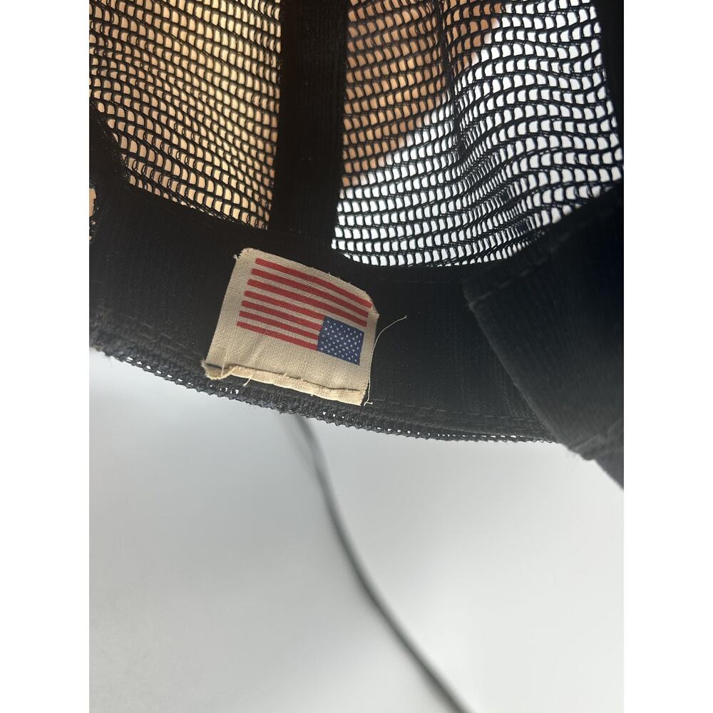 USS Louisville Hat Cap Snap Back Mesh Trucker Mens Navy USA Black Scrambled Eggs - Picture 9 of 11